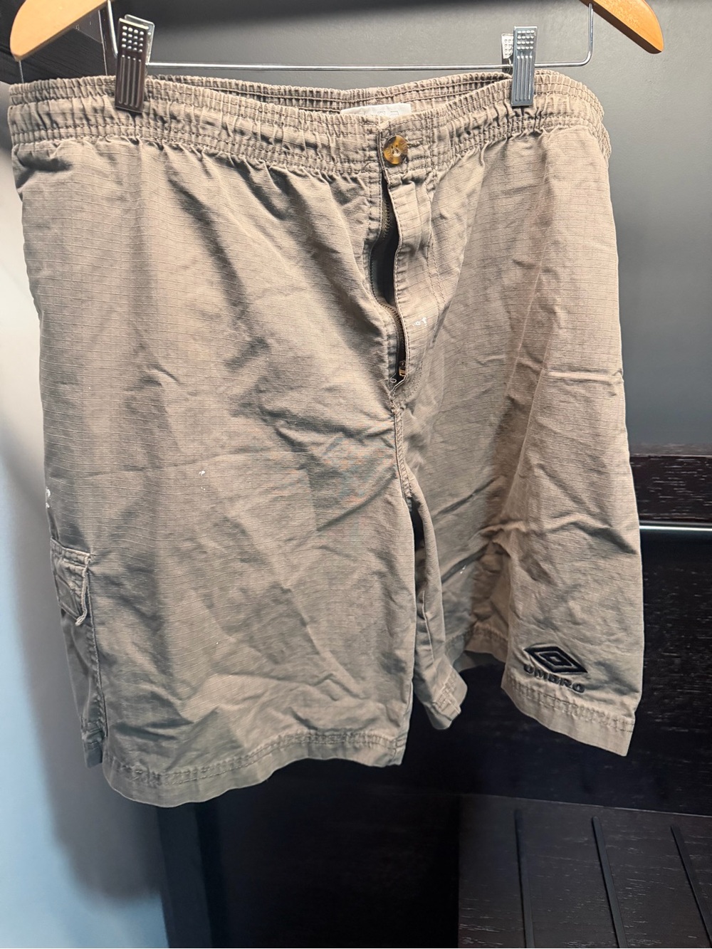 Umbro Men's Khaki Cargo Shorts